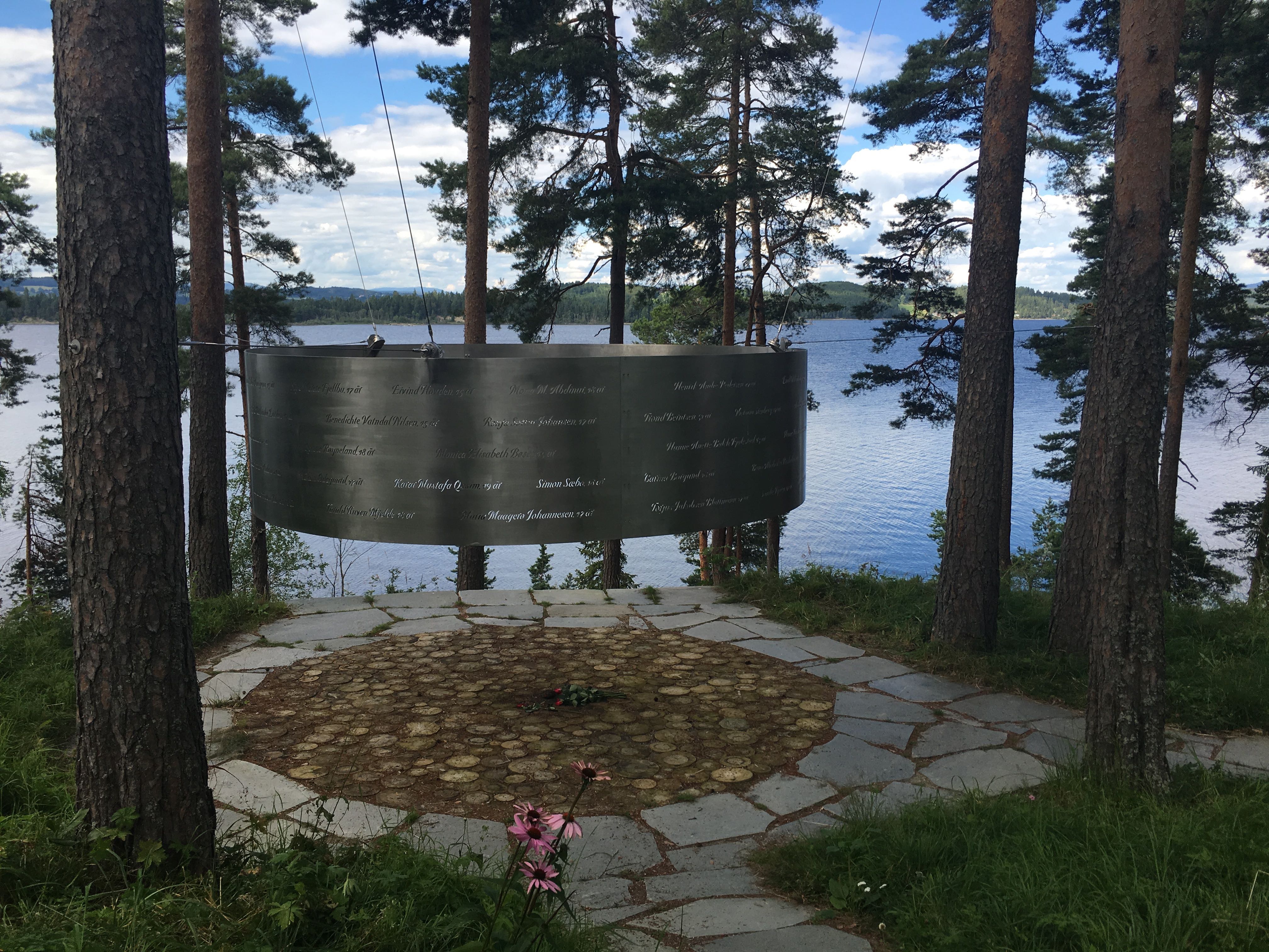 The names of the 69 victims of the Utoya massacre on July 22, 2011 are